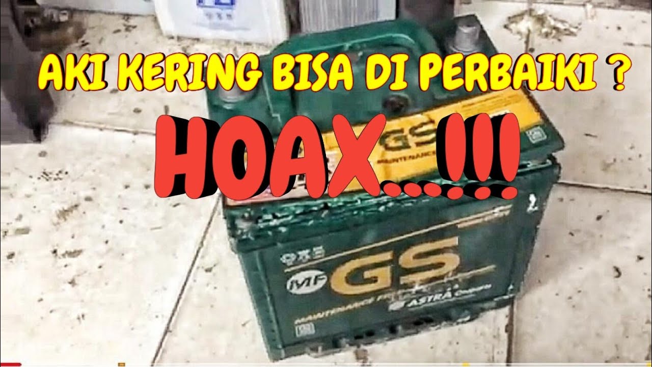 AKI KERING MATI BISA DIPERBAIKI SENDIRI, TERNYATA HOAX