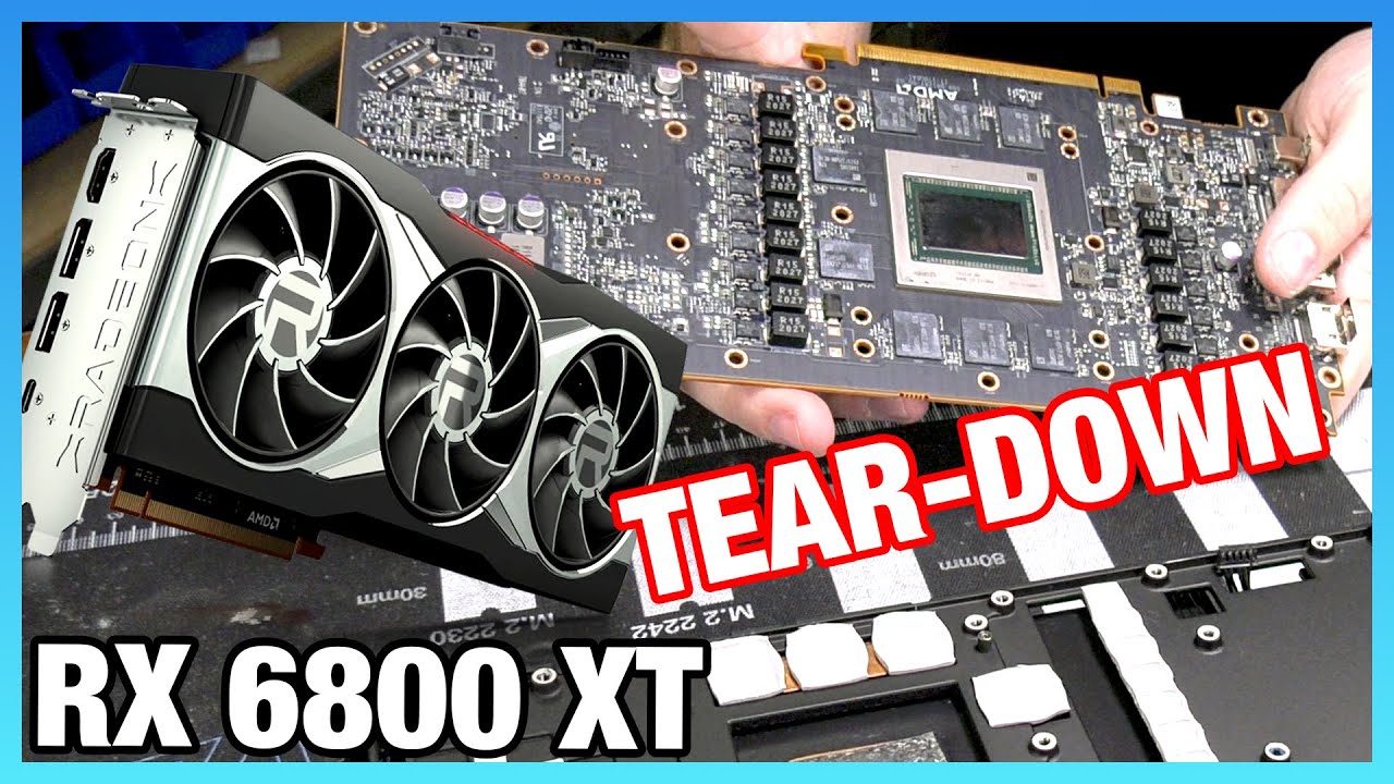 Разборка: разборка AMD RX 6800 XT и проверка качества