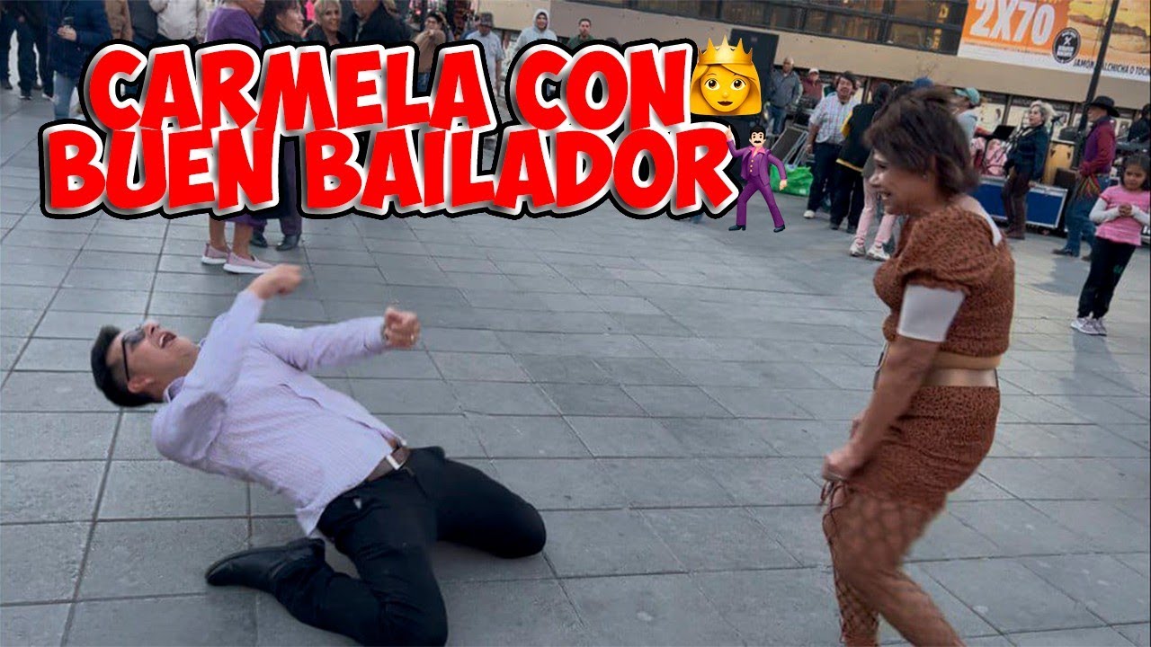 Le dio vuelo a la hilacha🤪  bailando 🕺con CARMELA💃