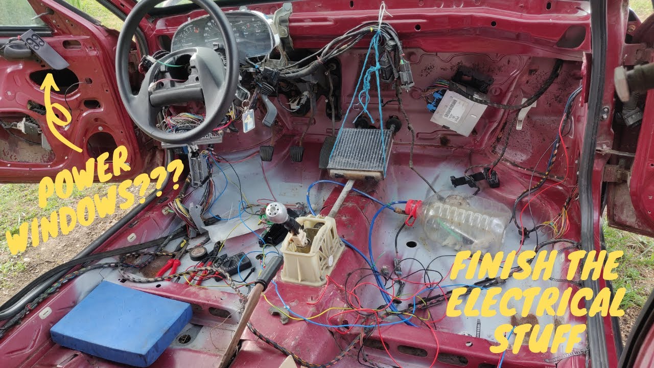 I have finish all the electrical. Astra F part 19.