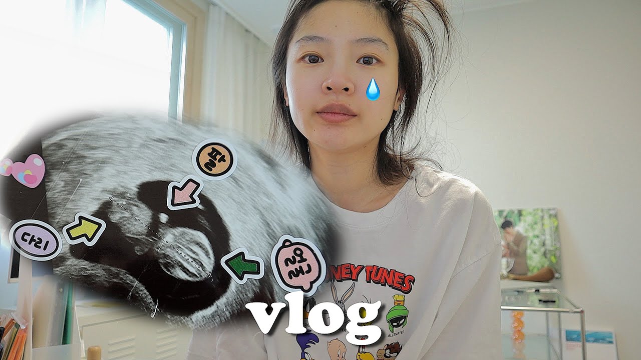 VLOG 입덧하다 위경련😨, 태명 정함!!, 애기 엄청 컸음!👶 임신7-9주 일상