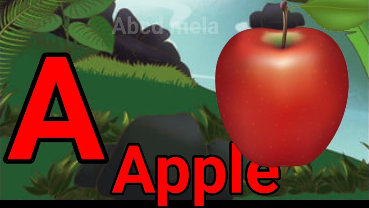 A to Z I Alphabet I A for Apple 🍎 I Kids Education I Toddler#abcdmela #abcd #abcde  