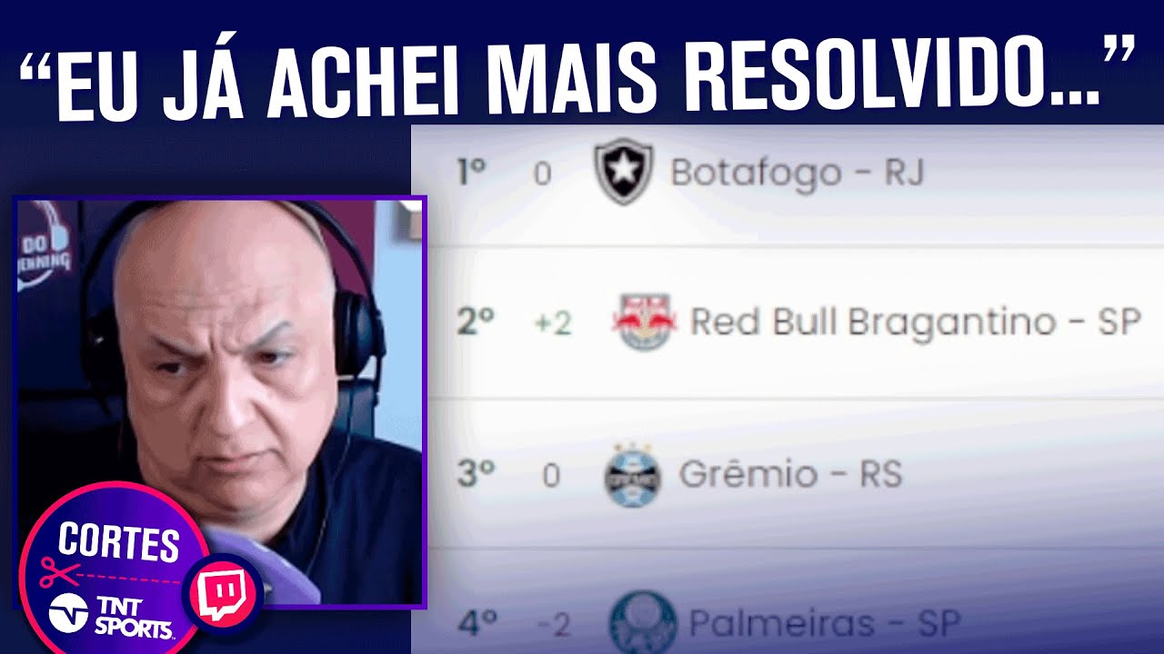 BOTAFOGO VOLTOU A FICAR TRANQUILO NO BRASILEIRÃO? ANDRÉ COMENTA APÓS BRAGANTINO VIRAR VICE-LÍDER