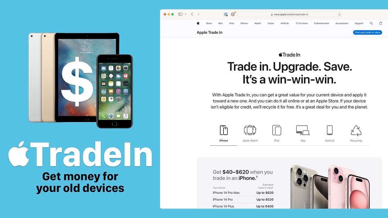 Get money from your old Apple devices using the Trade-In program