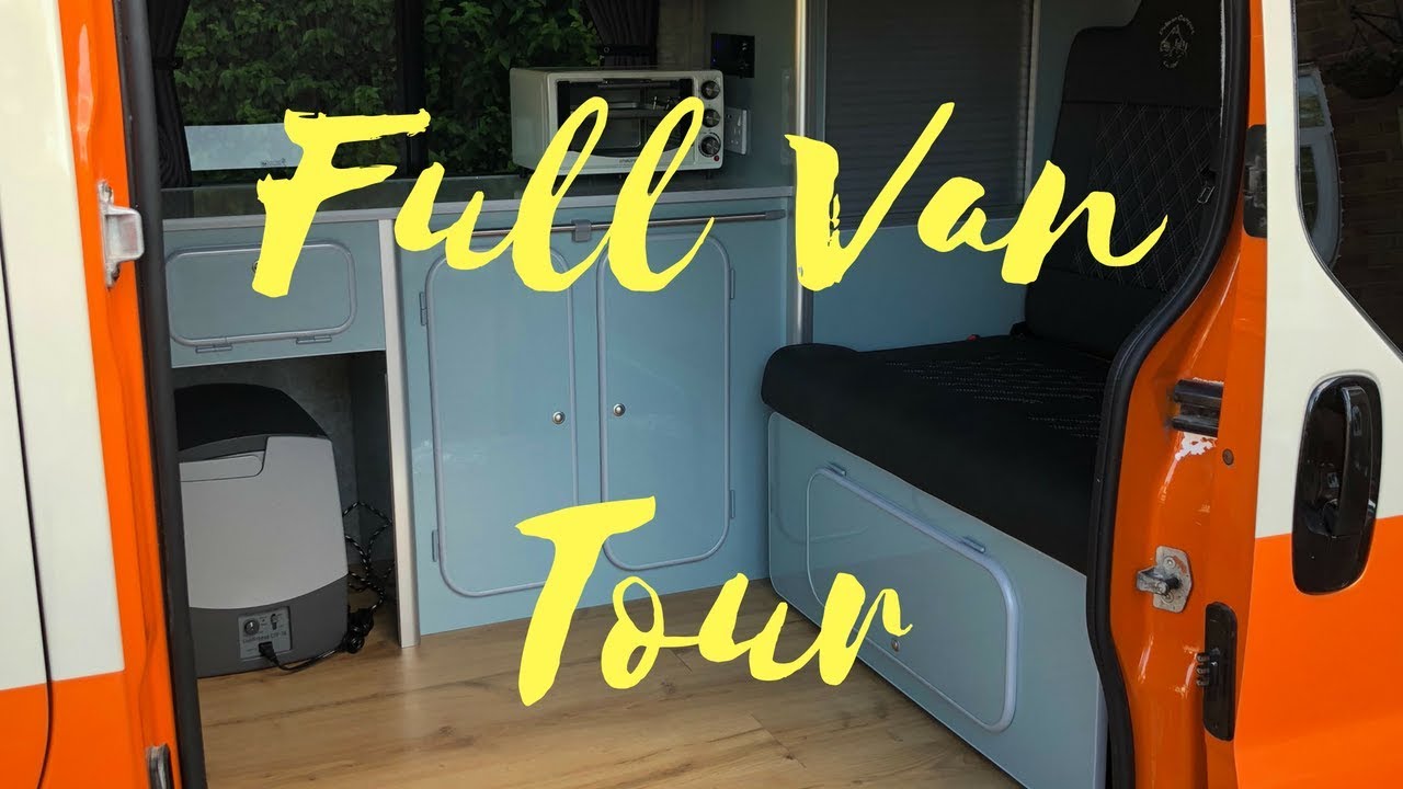 Renault Trafic Camper// Full Van Tour//DIY TVP Camper