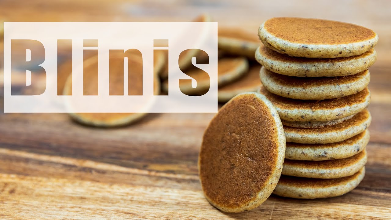 Blinis moelleux au sarrasin, parfait pour l'apéritif!