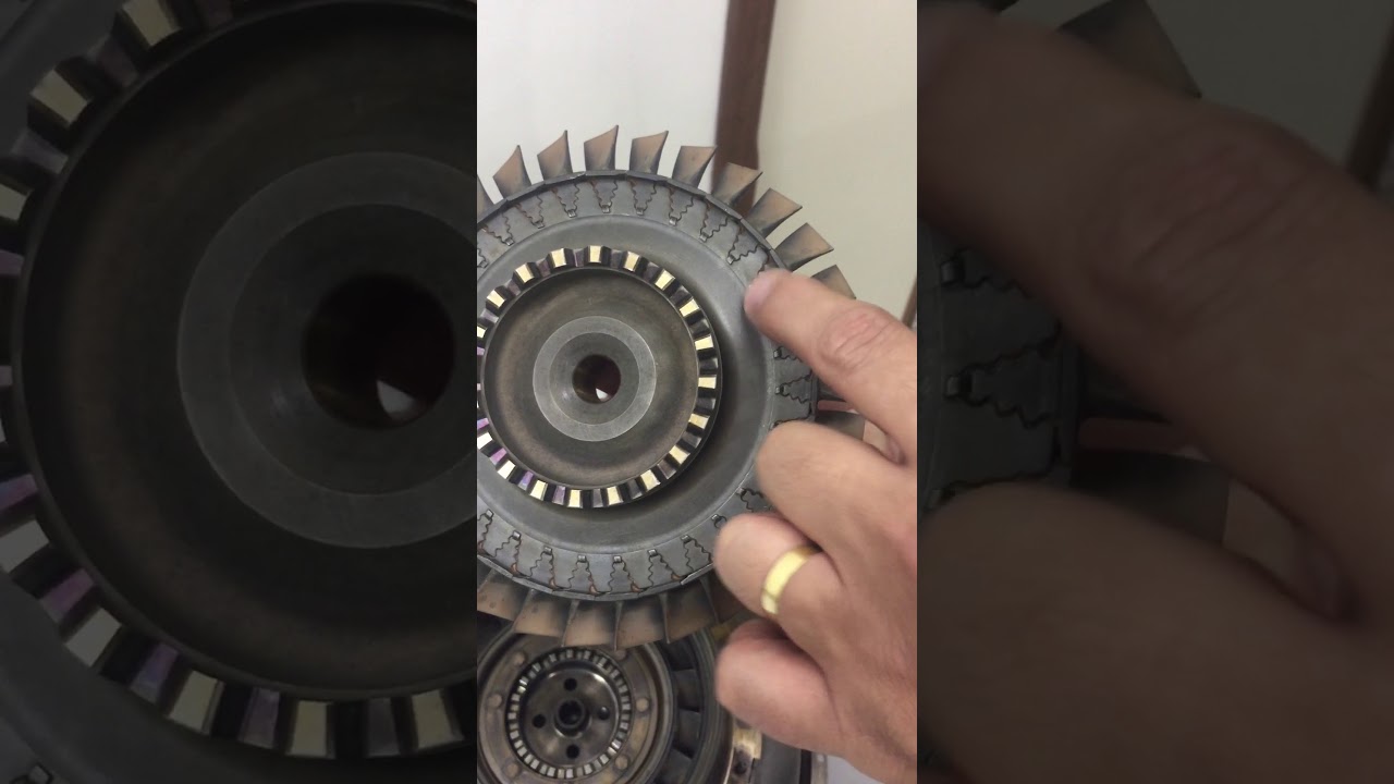 montagem parcial Motor Arriel (Turbomeca)
