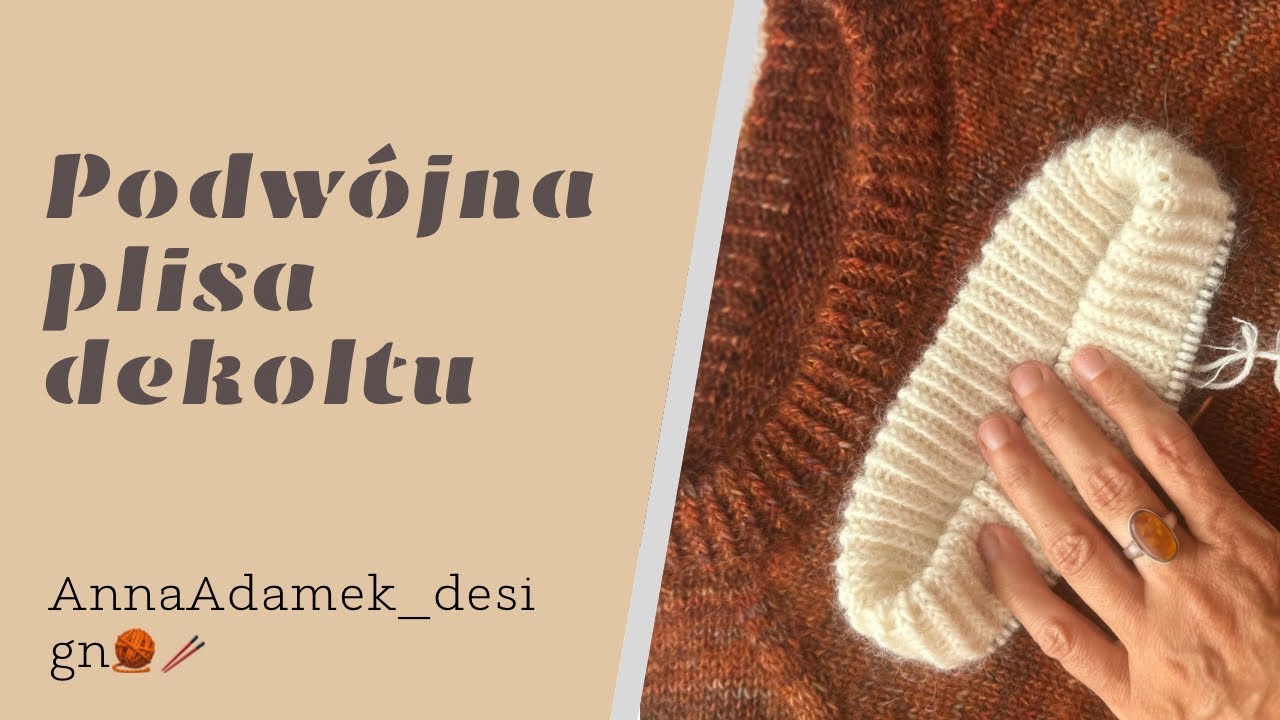 Podwójna plisa dekoltu. @AnnaAdamek_design 