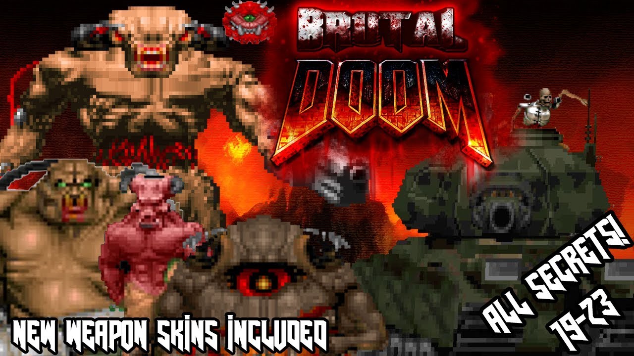 BRUTAL DOOM v21 Extermination Day Starter Pack TANK BATTLE [100% SECRETS]
