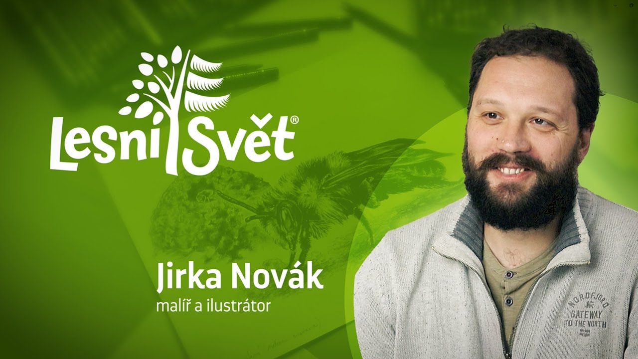 Jirka Novák, malíř a ilustrátor Lesního světa