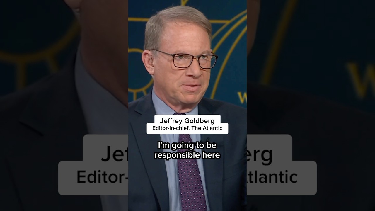 Jeffrey Goldberg reacts to Pete Hegseth denying group chat war plans