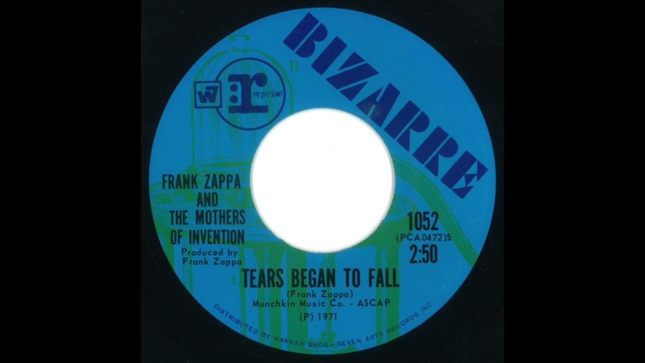 Frank Zappa - Tears Began To Fall - Single Version (A & B-side)