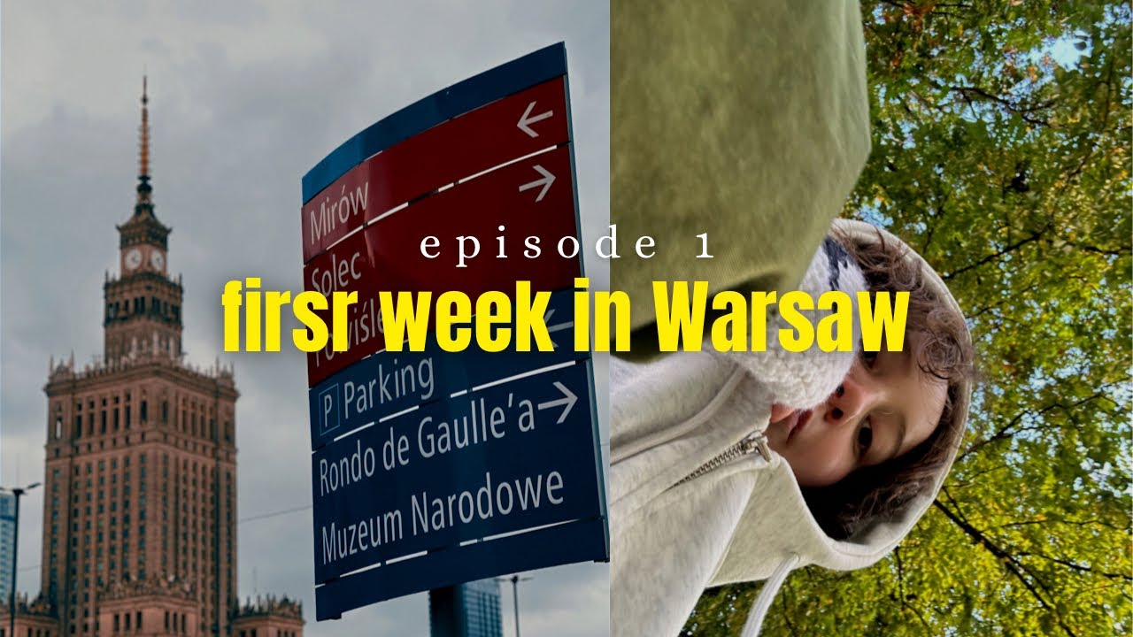 first week in Poland 🇵🇱 / started my university life💗