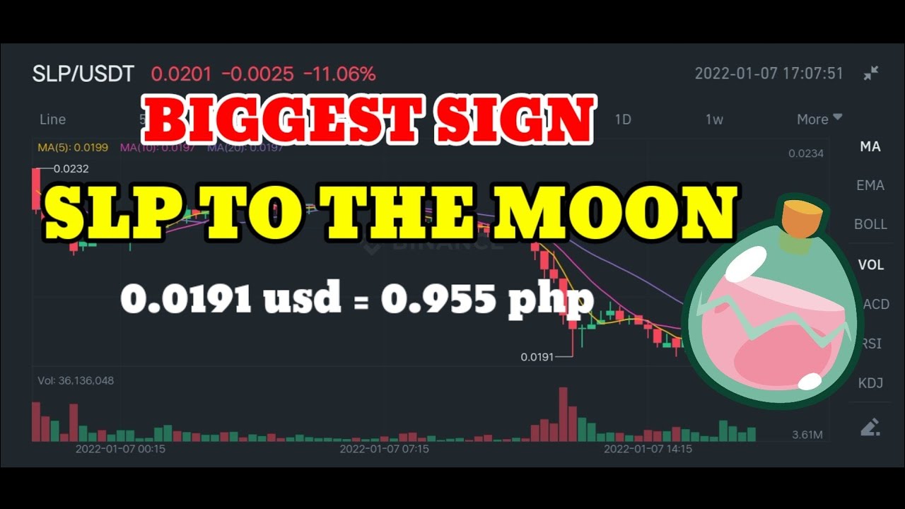 Latest News: Biggest Sign 🤘🔥 SLP to the Moon 🌘🎉