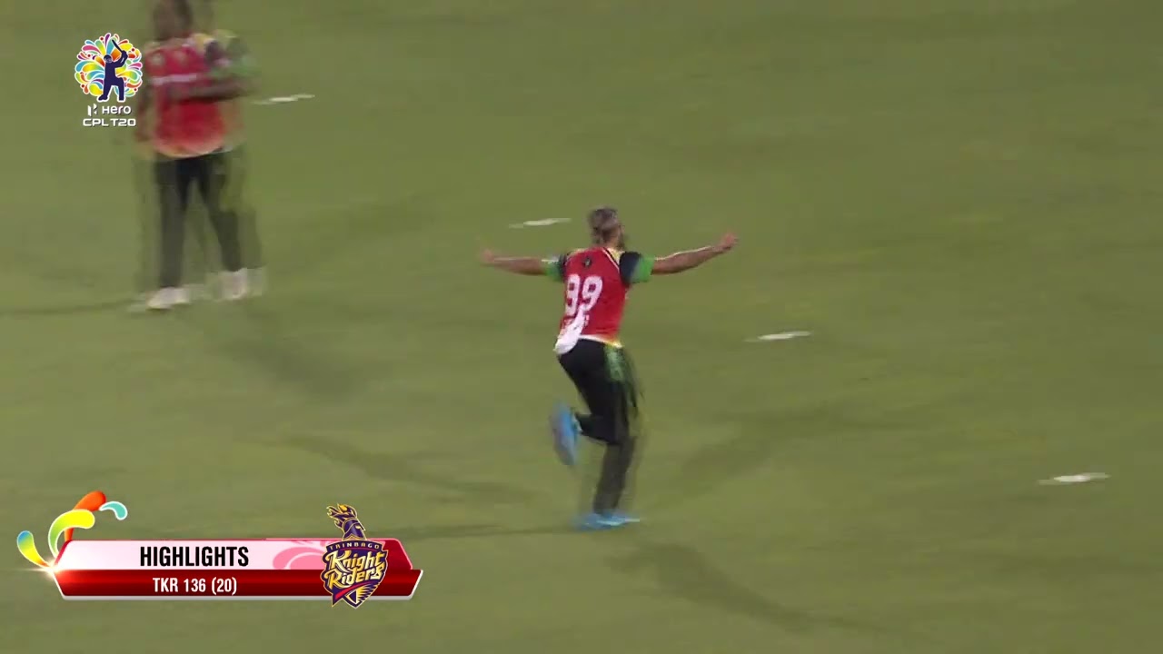 Trinbago Knight Riders Innings Highlights vs GUY Amazon Warriors | Match 28 Hero CPL T20
