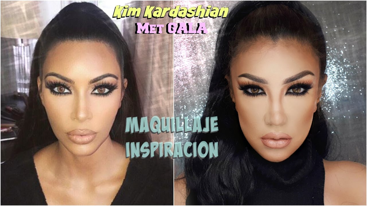 Kim Kardashian Met Gala Maquillaje 🐱/ Inspired makeup tutorial | auroramakeup