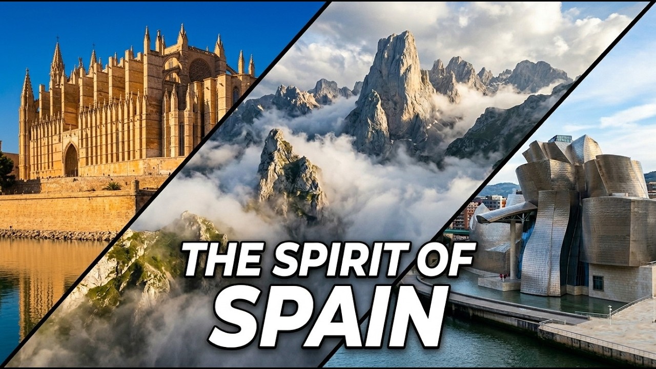 The Spirit of Spain: A 4K Cinematic Journey (Mallorca, Bilbao, Picos)