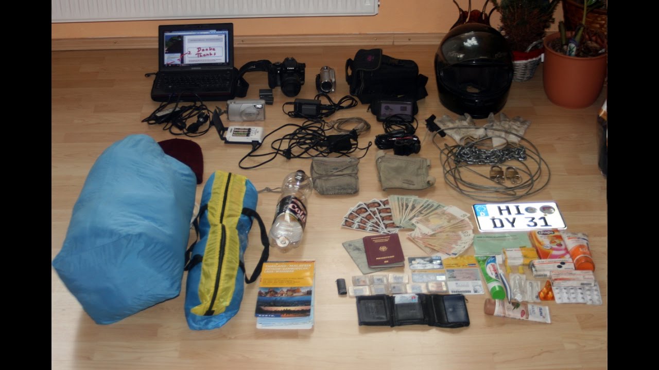 Weniger ist mehr - die perfekte Packliste für Backpacker und Motorradreisen