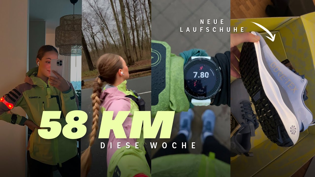 MARATHON TRAINING | WOCHE 1: Regenläufe, neue Laufschuhe, Laufoutfits, Trainingspläne + Long Run