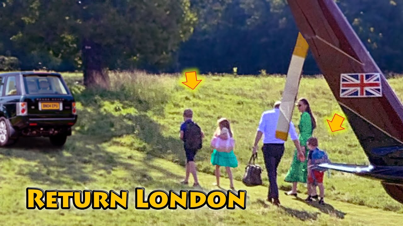 The Wales Family SPOTTED RETURN to London for Royal Duty after Memorable Summer Vacation at Balmoral