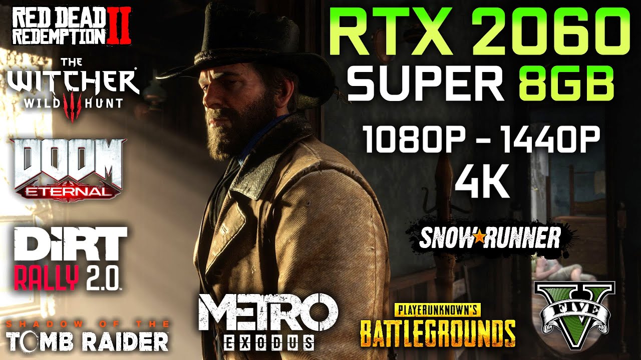 GeForce RTX 2060 Super Test in 10 Games 1080p 1440p and 4K