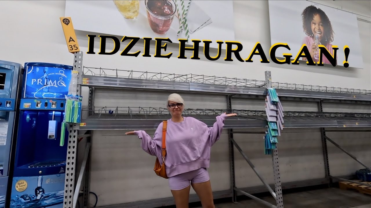 IDZIE HURAGAN IAN 2022🌪⚡️🌊! JAK SIĘ PRZYGOTOWUJEMY ?! NASZE ZAPASY ?!