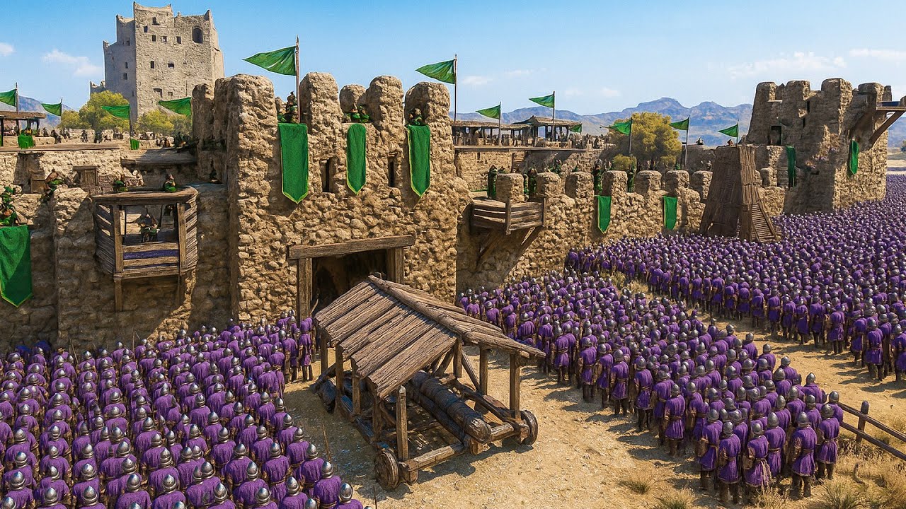 1,500 Empire Siege Battanian Chaikand Castle | Mount & Blade 2 Bannerlord