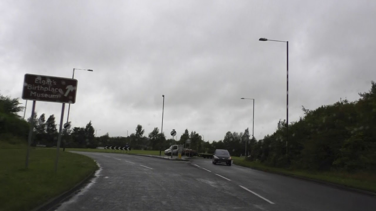 Driving On Tudor Way, Bromyard Road, Grove Way & Hams Way, Worcester, England 28th July 2017