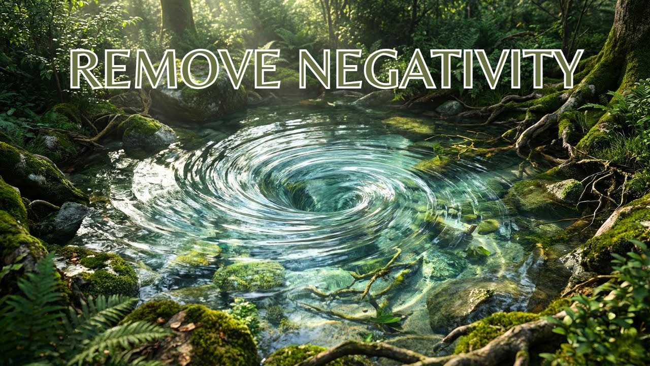 Remove Negative Energy Instantly | 432Hz Crystallized Water Vortex | Raise Vibration