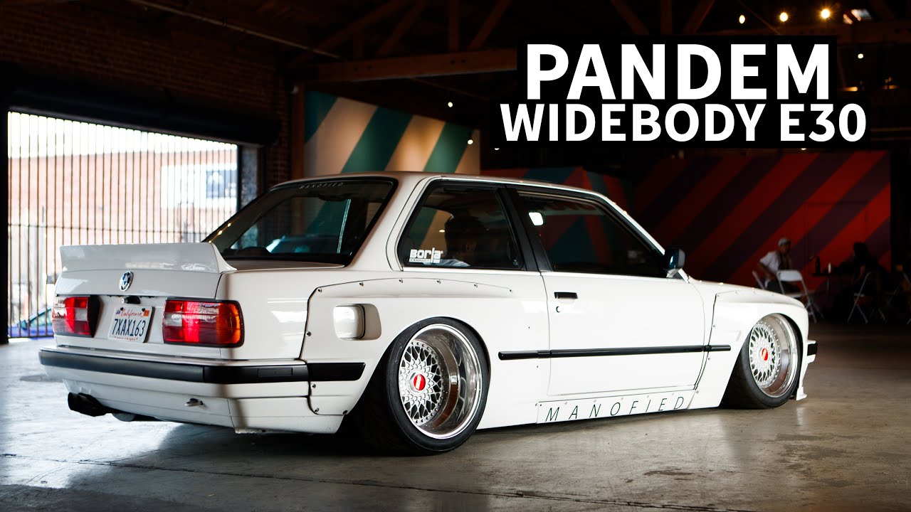 The Cleanest SLAMMED BMW E30?? Pandem Kitted 3.8L Swapped 3 Series