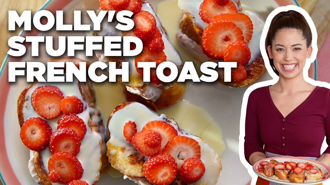 Molly Yeh's Strawberries and Cream STUFFED French Toast | Girl Meets Farm | Food Network