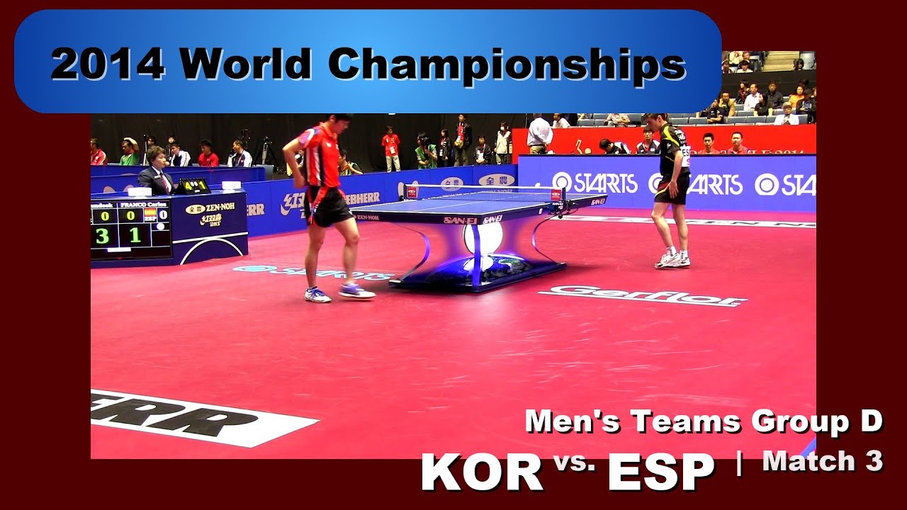 2014 WTTC Men's Team - Group D: KOR - ESP Match 3: Seo Hyundeok v Carlos Franco