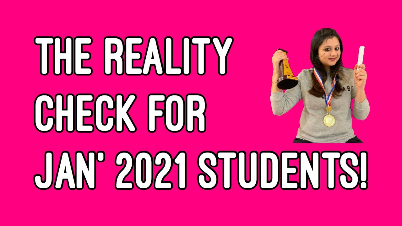 How I see the students approach for Jan 21 Exams! The Reality check !
