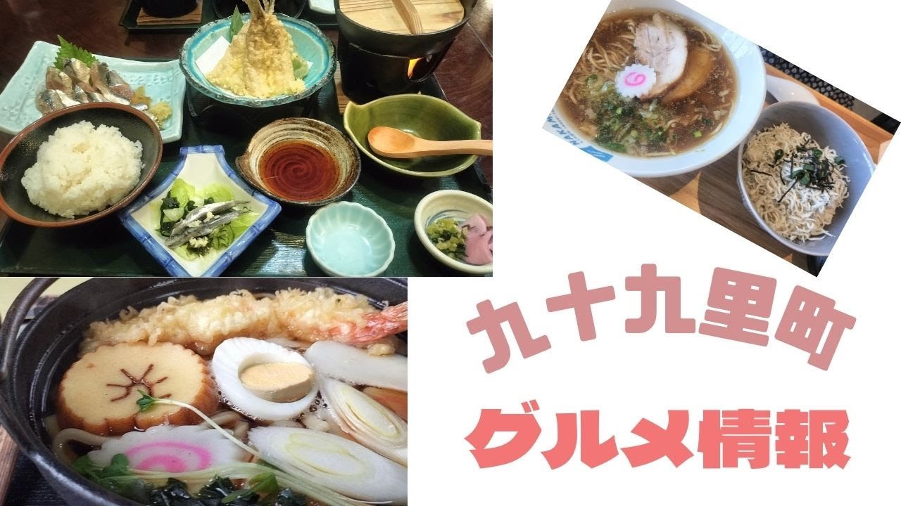 「Vlog」千葉県九十九里町　グルメ情報　大輪・NAKAMICHI・尾張屋