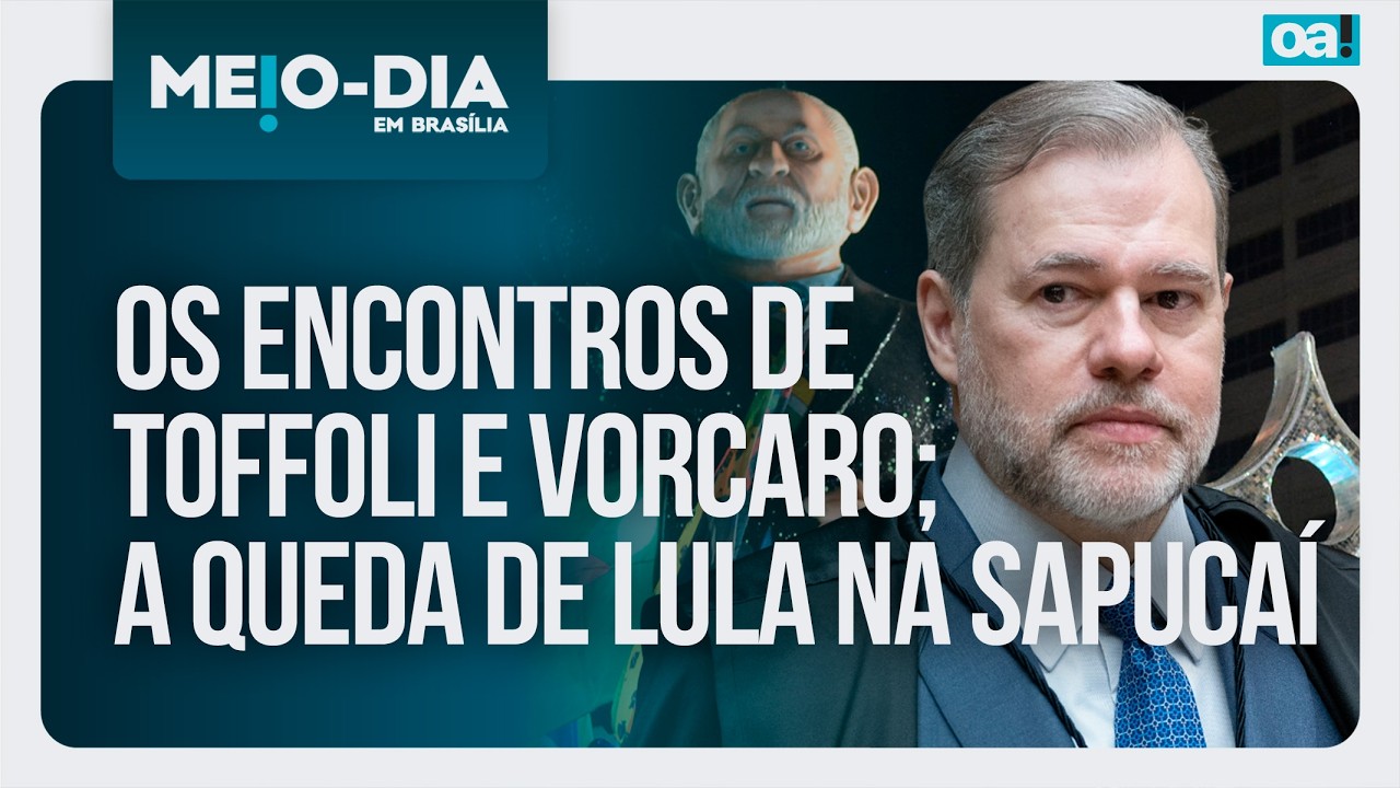 Os encontros de Toffoli e Vorcaro; a queda de Lula na Sapucaí | Meio-Dia em Brasília - 19/02/2026