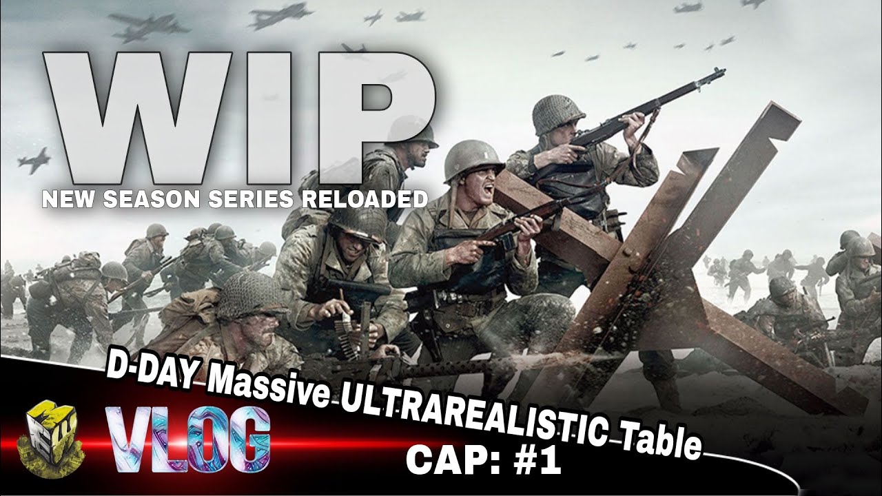 WIP-TUTORIAL BOLT ACTION: (D DAY MASSIVE TABLE 