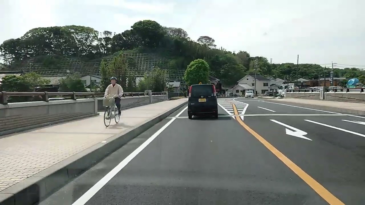 ハマセンダンまでの道のりをドライブ撮影【山陽小野田市】