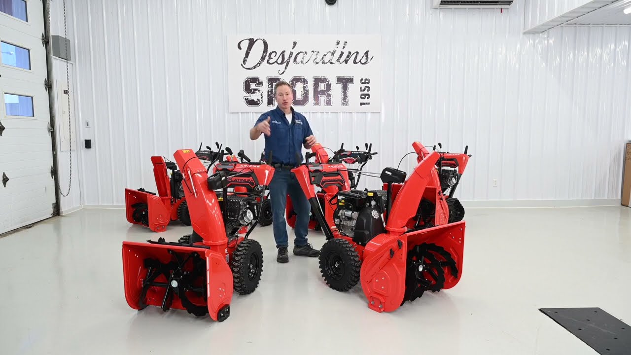 Comparaison des souffleuses Ariens modèles Platinum et Professional
