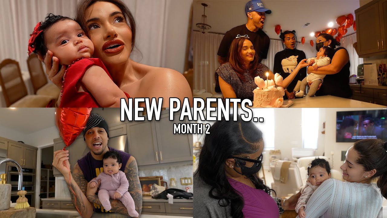OUR SECOND MONTH WITH A NEWBORN!! KB AND KARLA