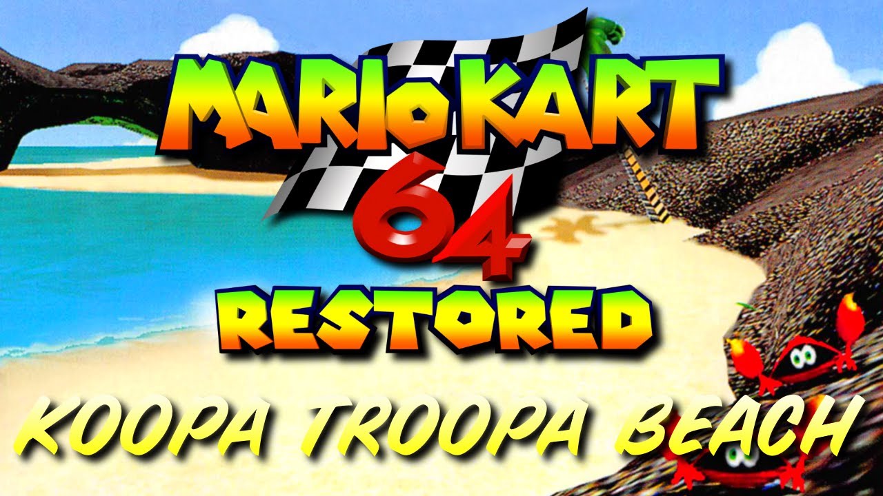 Koopa Troopa Beach - Mario Kart 64 (Restored)