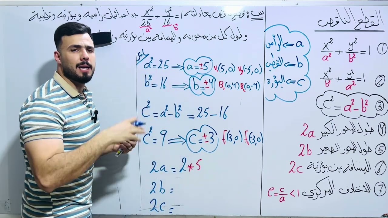 رياضيات الثالث المهني (2024) / صناعي وحاسوب / الفصل الثاني / محاضرة (5)