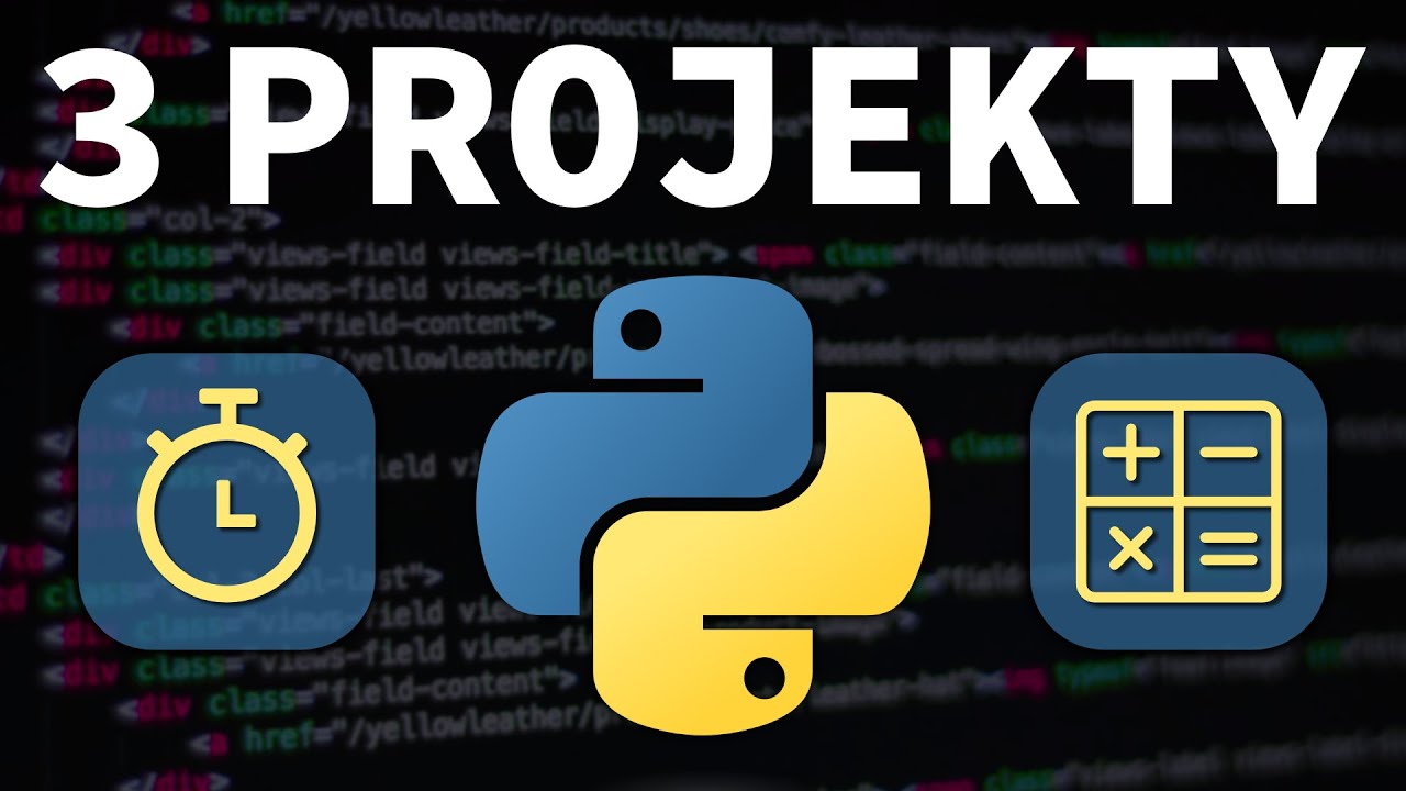 3 projekty Python w 4 minuty