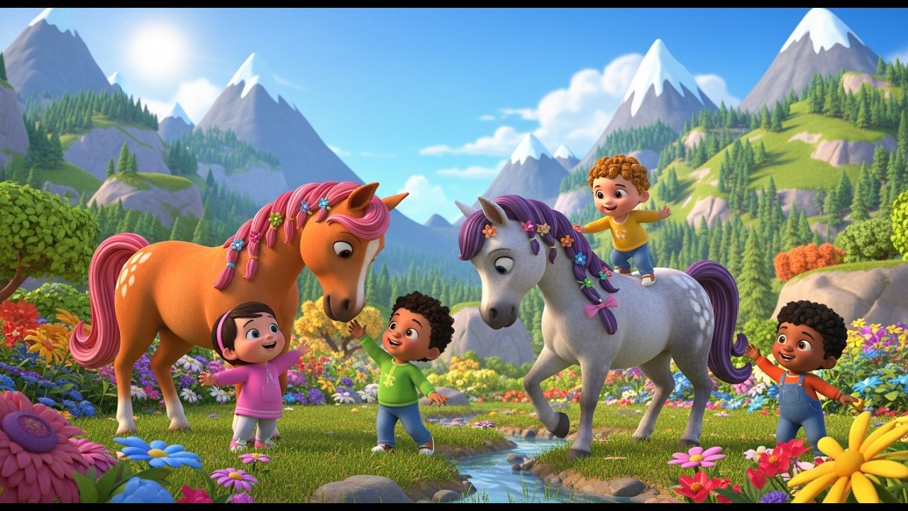 All the Pretty Little Horses Poem 2026 | New Nursery Rhyme Songs 2026 | Cartoons for Babies