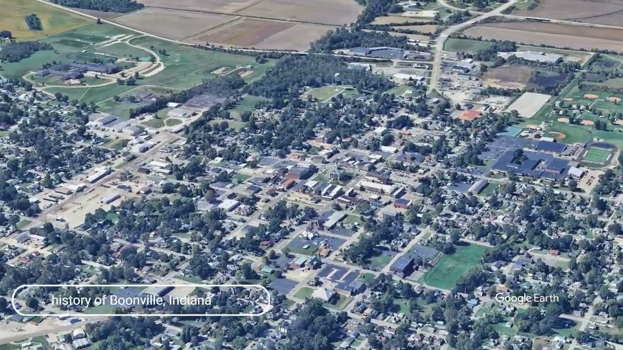 The history of Boonville, Indiana