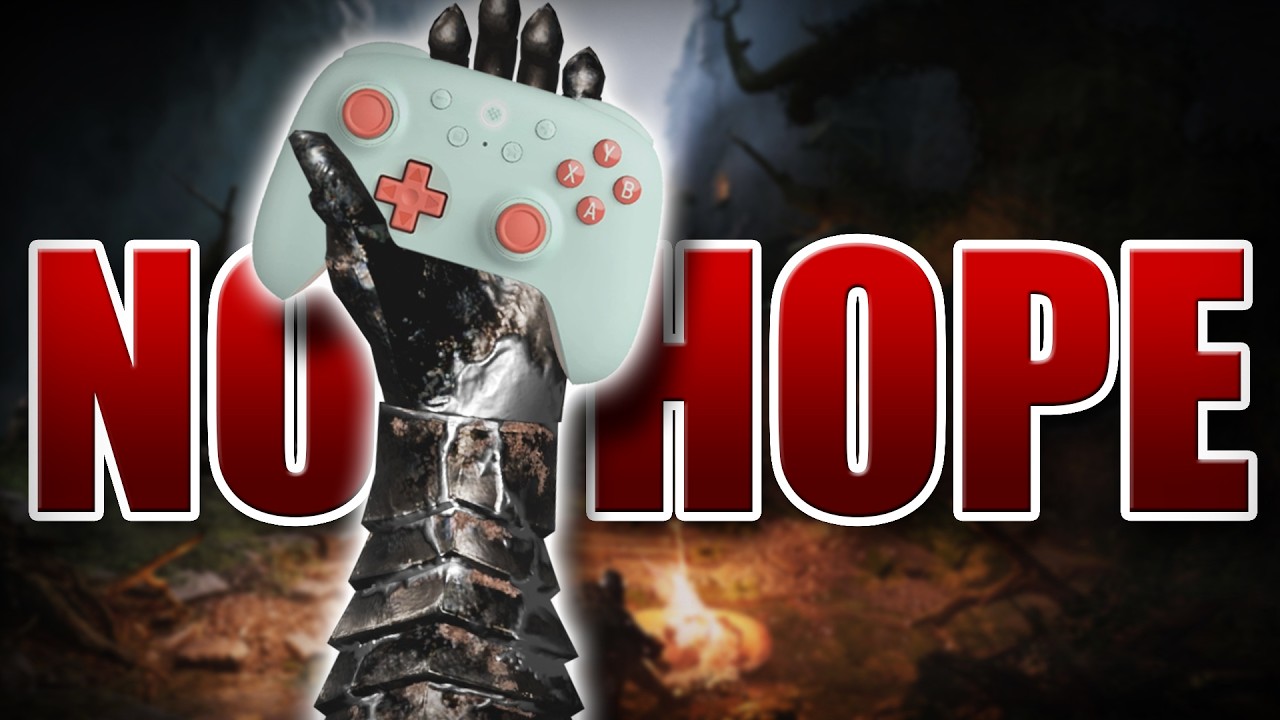 Прохождение Dark Souls без использования правой руки (в игре и в реальности)