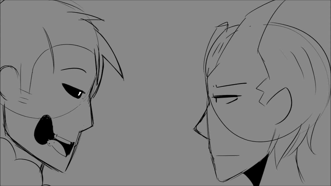he pushed me down the stairs! [Monster Prom Animatic]