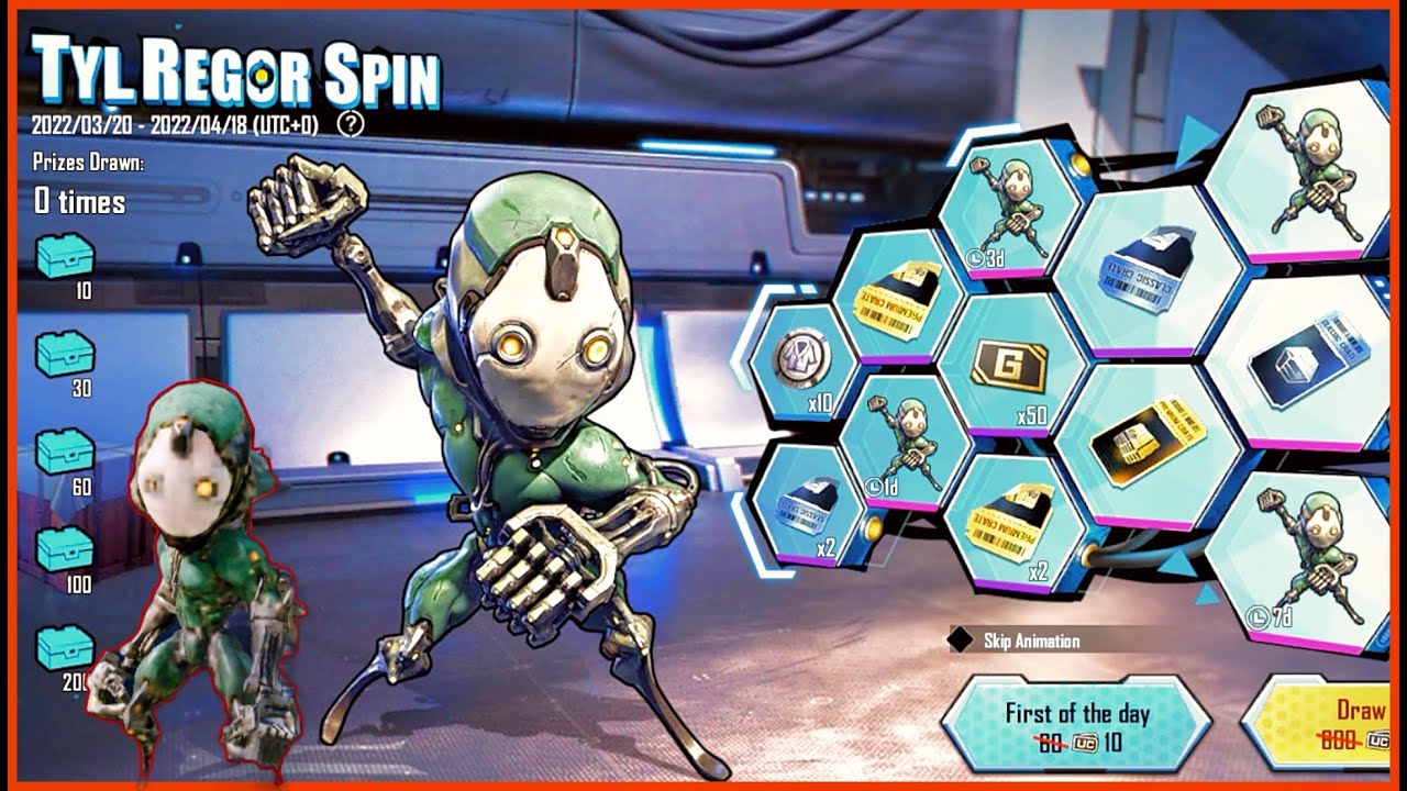 TYL REGOR SPIN BGMI | Open Buddy Tyl Regor Spin | How to get Buddy Tyl Regor