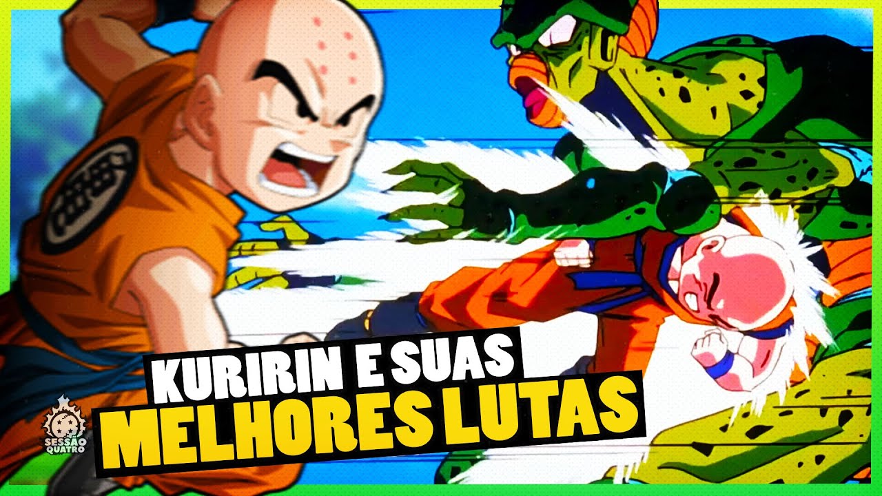 😍OS MELHORES COMBATES DO KURIRIN EM DRAGON BALL