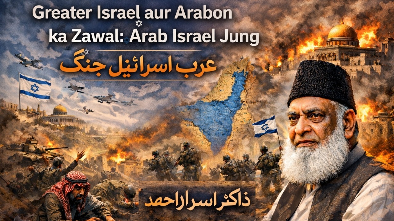 Greater Israel, Fall of Arabs, Arab Israel war by Dr. Israr Ahmed.