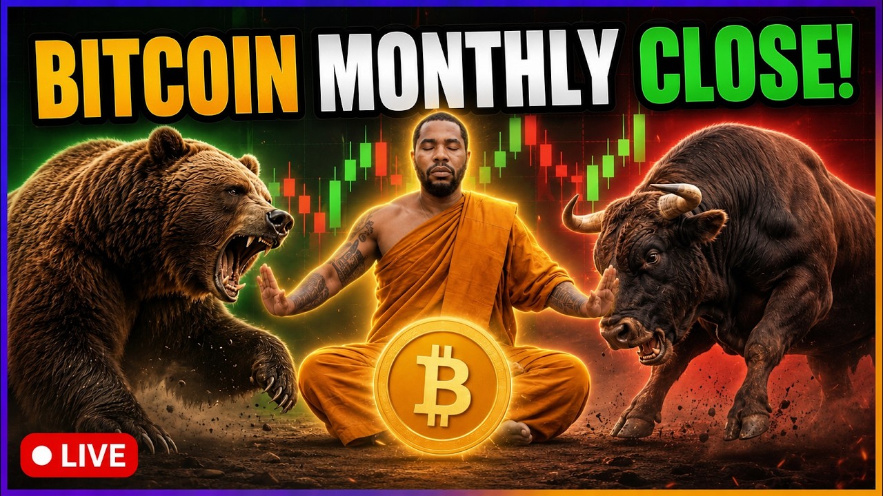 Bitcoin Monthly Close! Live Trading & Analysis